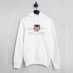 GANT archive shield logo hoodie